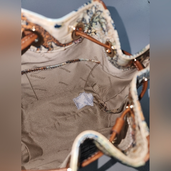 Brahmin Melinda Satchel in Souvenir Panthera NWT - Picture 13 of 15